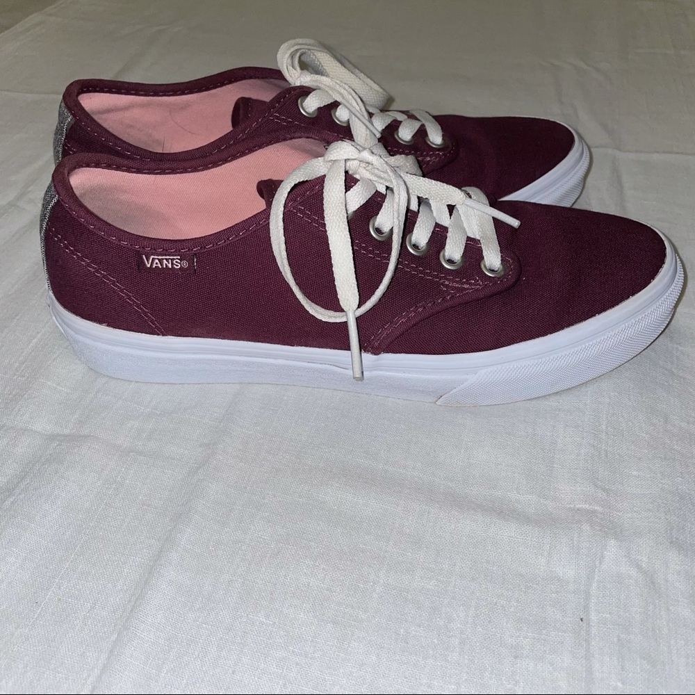 Burgundy Vans